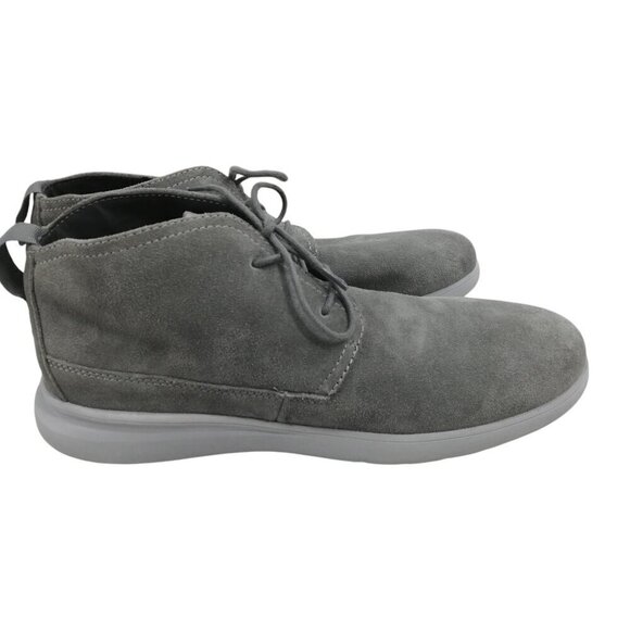 Johnnie O Chill Chukka Gray Suede Shoes Size 11 Leather Classic Lace Up Boots main image 4